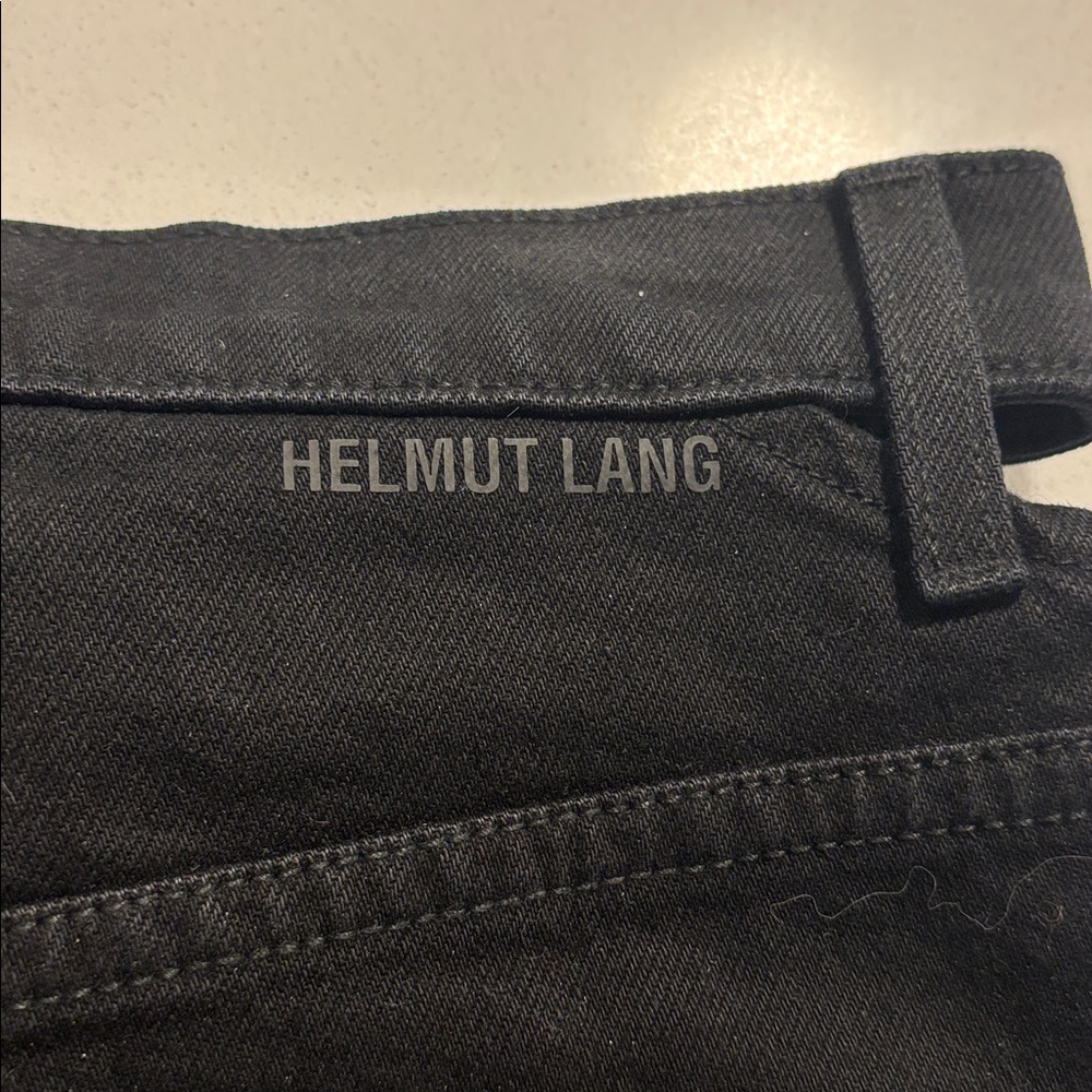 HELMUT LANG Cut Out Straight Leg Jeans - Picture 6 of 9